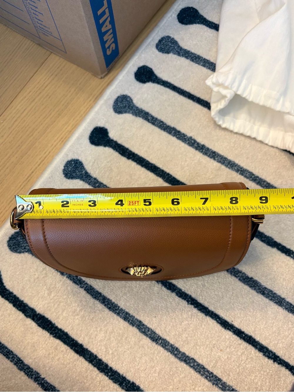 Versace Half Moon La Medusa Crossbody Bag - Picture 8 of 12